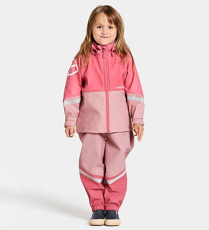 Didriksons Rainwear w. Suspenders - Waterman - Soft Pink Didriksons Rainwear w. Suspenders - Waterman - Soft Pink