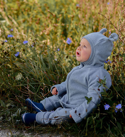 Mikk-Line Balaclava - Fleece - Single Layer - Faded Denim Melang