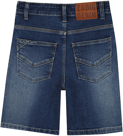 Short en Jean Zadig & Voltaire - Bob - Brossage/Stone Poussée Short en Jean Zadig & Voltaire - Bob - Brossage/Stone Poussée