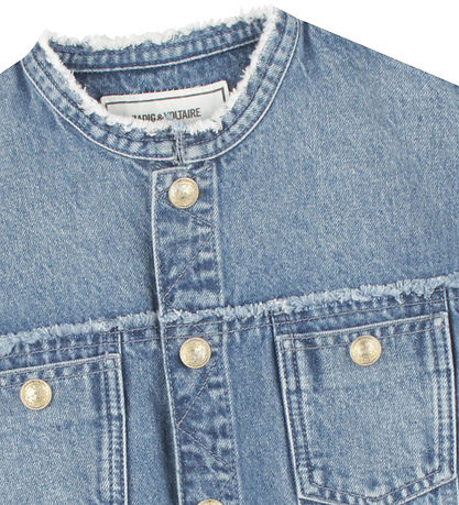 Zadig & Voltaire Denim Gilet - Kaely - Double Stone
