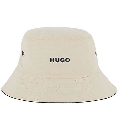 HUGO Bucket Hat - Reversible - Black/Sand