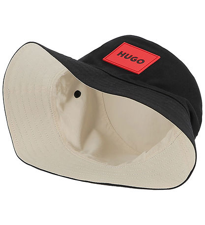 HUGO Bucket Hat - Reversible - Black/Sand