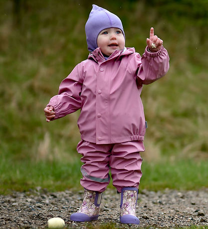 Mikk-Line Rubber Boots - Card AOP - Dusk Mikk-Line Rubber Boots - Card AOP - Dusk