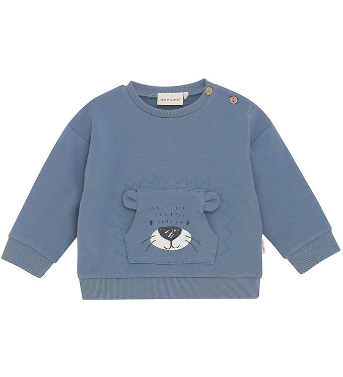 Minymo Sweatshirt - Flint Stone m. Tryck