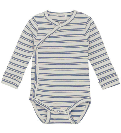 Fixoni Wrap Bodysuit l/s - Flint Stone