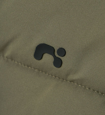 Name It Fóðrað vesti - NkmMaket - Dusty Olive