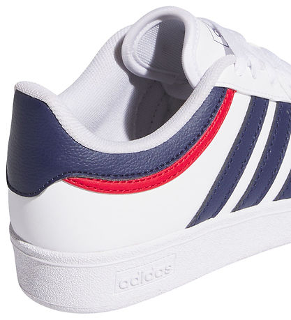 adidas Performance Schuhe - Hoops 4.0 J - Ftwwht/Dkblue/Tepore