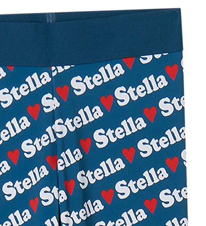 Stella McCartney Kids Leggings - Blue w. White/Red