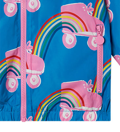 Stella McCartney Kids Jacket - Blue w. Rollerskates Stella McCartney Kids Jacket - Blue w. Rollerskates