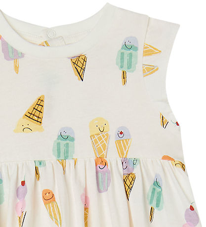 Stella McCartney Kids Kjóll - Hvítur M. Ís