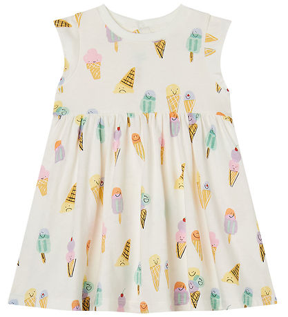 Stella McCartney Kids Kjóll - Hvítur M. Ís
