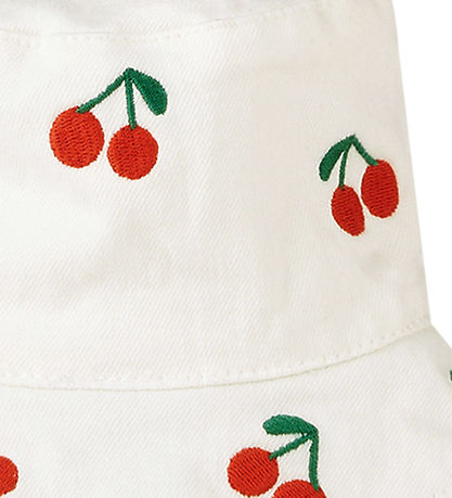 Stella McCartney Kids Bucket Hat - White w. Cherries