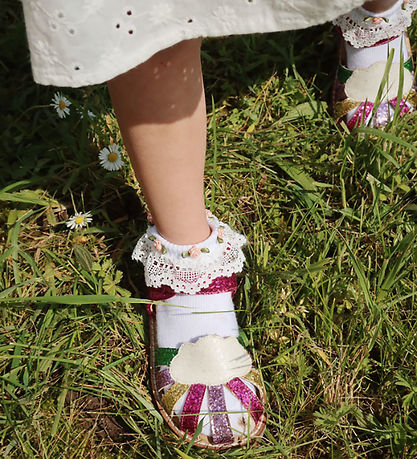 Konges Sløjd Sandals - Rainbow - Flamingo Plume