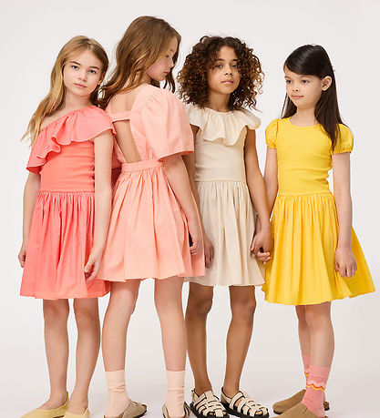 Molo Dress - Rib - Chloey - Warm Coral