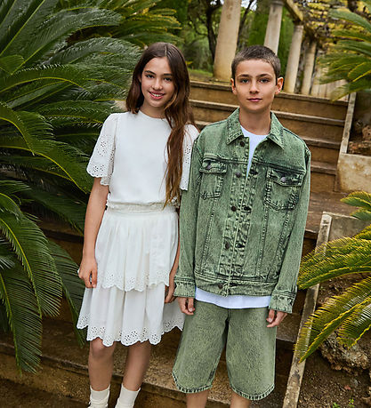 Molo T-shirt - Ritza - Crisp White w. Pointelle