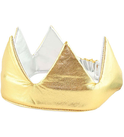 Den Goda Fen Kostuum - Kroon omkeerbaar Gold & Silver