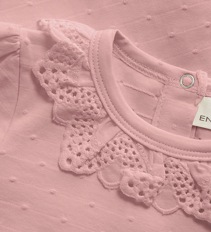 En Fant Romper L/æ - Bruids Rose