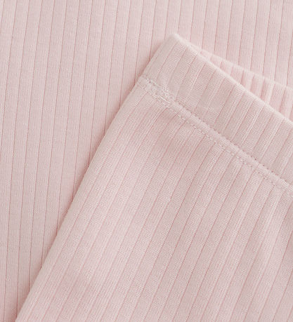Leggings En Fant - Rib - Guidé Rose