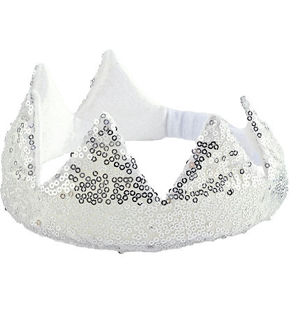 Déguisement Den Goda Fen - Couronne Argent Paillettes