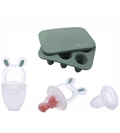 Tiny Tot Food Feeder w. Mini Freezer form - Smokey Green