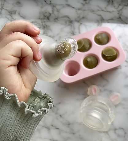 Tiny Tot Food Feeder w. Mini Freezer form - Rose