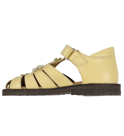 Angulus Sandals - Yellow w. Flowers