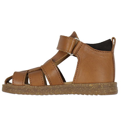 Angulus Sandals - Cognac/Dark Brown