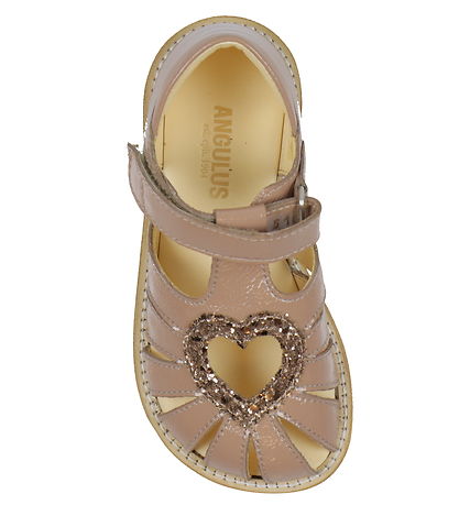 Angulus Sandals - Clay w. Glitter