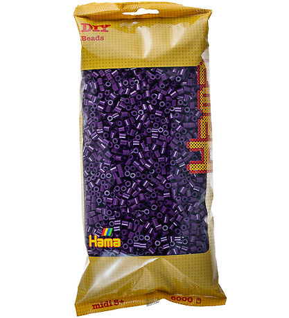 Hama Midi Beads - 6000 pcs - 108 Aubergine