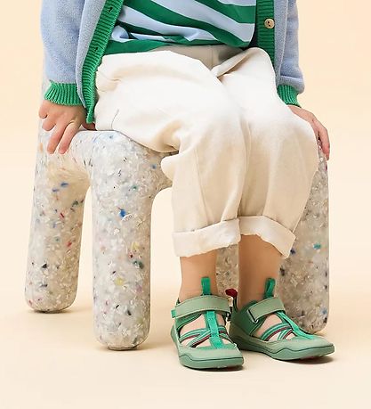 Affenzahn Sandals - Vegan Breezy Frog - Green Affenzahn Sandals - Vegan Breezy Frog - Green