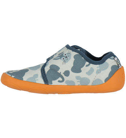 Affenzahn Slippers - Cotton Movie Bunny - Mint