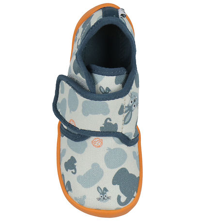 Affenzahn Slippers - Cotton Movie Bunny - Mint