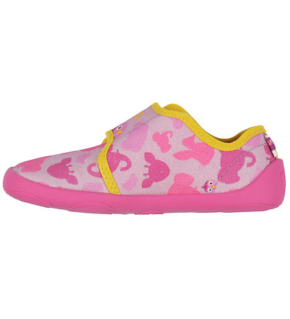 Affenzahn Slippers - Cotton Movie Bird - Berry Affenzahn Slippers - Cotton Movie Bird - Berry
