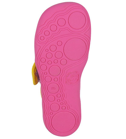 Affenzahn Slippers - Cotton Movie Bird - Berry