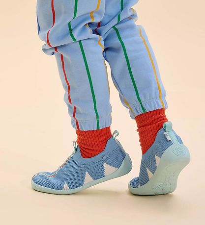 Affenzahn Shoes - Slipper Knit Flinky Shark - Blue