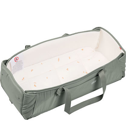 Voksi Babylift - Carry Me - Eng Green Cream Voksi Babylift - Carry Me - Eng Green Cream