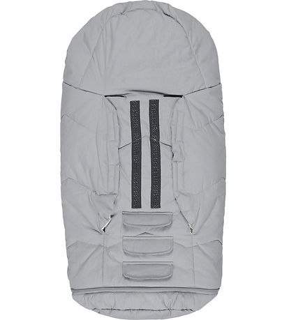 Voksi Footmuff - Sky Light - 88/113 cm - Grey Solid