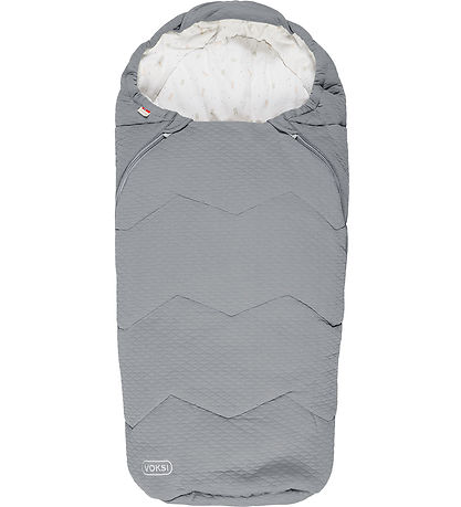 Voksi Footmuff - Breeze Light - 100 cm - Grey Fields Voksi Footmuff - Breeze Light - 100 cm - Grey Fields