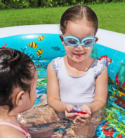 Bestway Kiddy Pool w. Accessories - 262 x 175 cm - 3D Undersea A