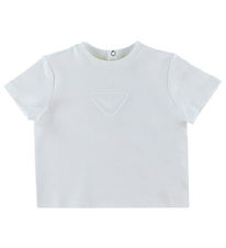 Emporio Armani T-shirt - Off White w. Logo Emporio Armani T-shirt - Off White w. Logo