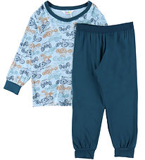 Joha Pyjama Set - Viscose/Bamboo - Blue w. ATV Joha Pyjama Set - Viscose/Bamboo - Blue w. ATV