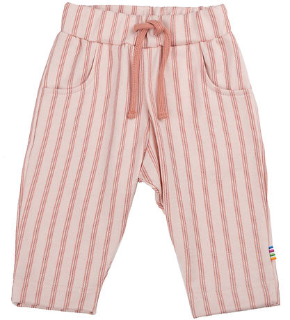 Joha Trousers - Pink w. Stripes
