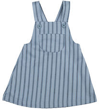 Joha Dress - Pinafore - Blue w. Stripes Joha Dress - Pinafore - Blue w. Stripes