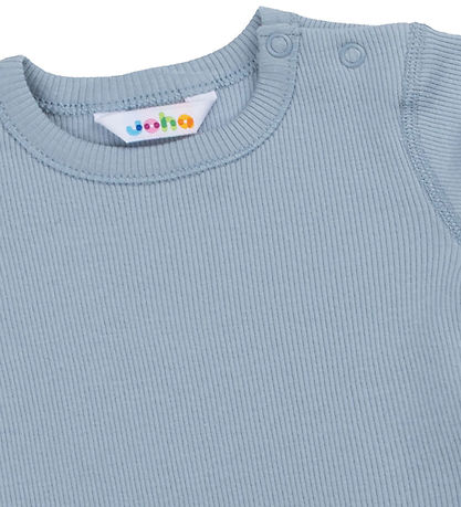 Joha T-shirt - Rib - Dusty Blue