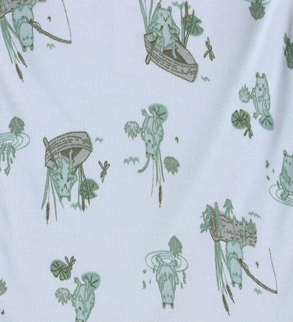 Joha Blouse - Viscose/Bamboo - Light Blue w. Seeds