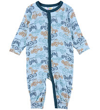 Joha Nightsuit - Viscose/Bamboo - Blue w. ATV Joha Nightsuit - Viscose/Bamboo - Blue w. ATV