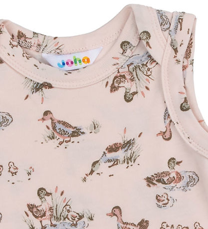 Joha Bodysuit u/æ - Viscose/Bamboo - Pink w. Ducks