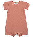 Joha Summer Romper - Rib - Salmon Joha Summer Romper - Rib - Salmon