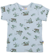 Joha T-shirt - Viscose/Bamboo - Light blue w. Frogs Joha T-shirt - Viscose/Bamboo - Light blue w. Frogs