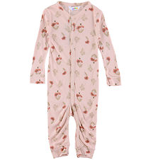 Joha Jumpsuit - Bamboo - Pink w. Flower Joha Jumpsuit - Bamboo - Pink w. Flower